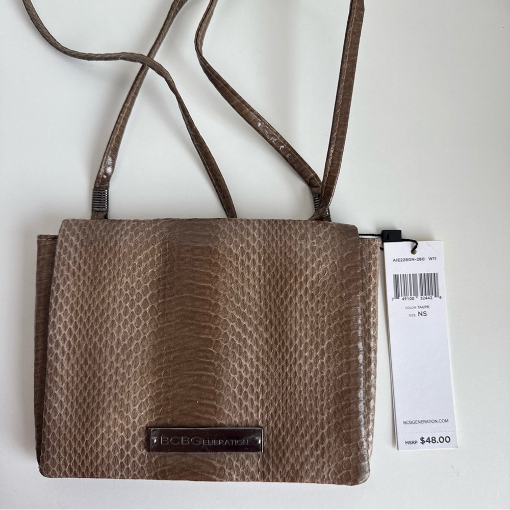 Bcbgeneration Snakeskin Cross-body bag
